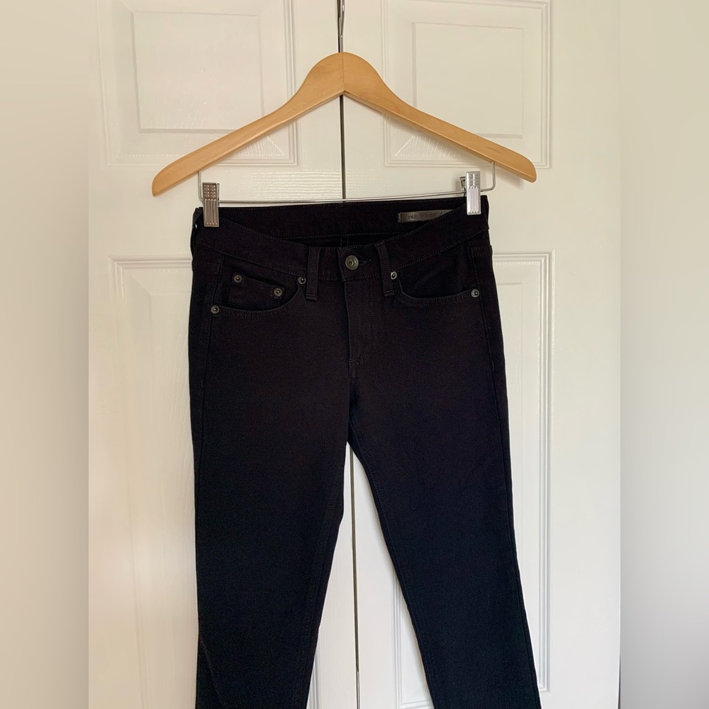 $220 NEW Rag & Bone Slim Skinny Low Rise Jeans Pants Sz 25 Equestrian leggings - Picture 4 of 14